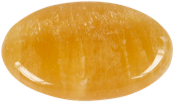 Galet calcite orange